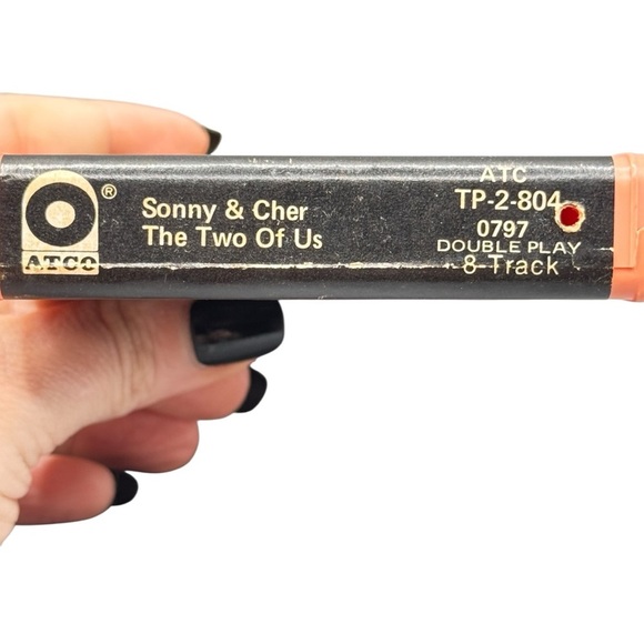 🎶 Sonny & Cher “The Two of Us” 8-Track Tape | ATCO Double Play | Untested - Picture 3 of 6
